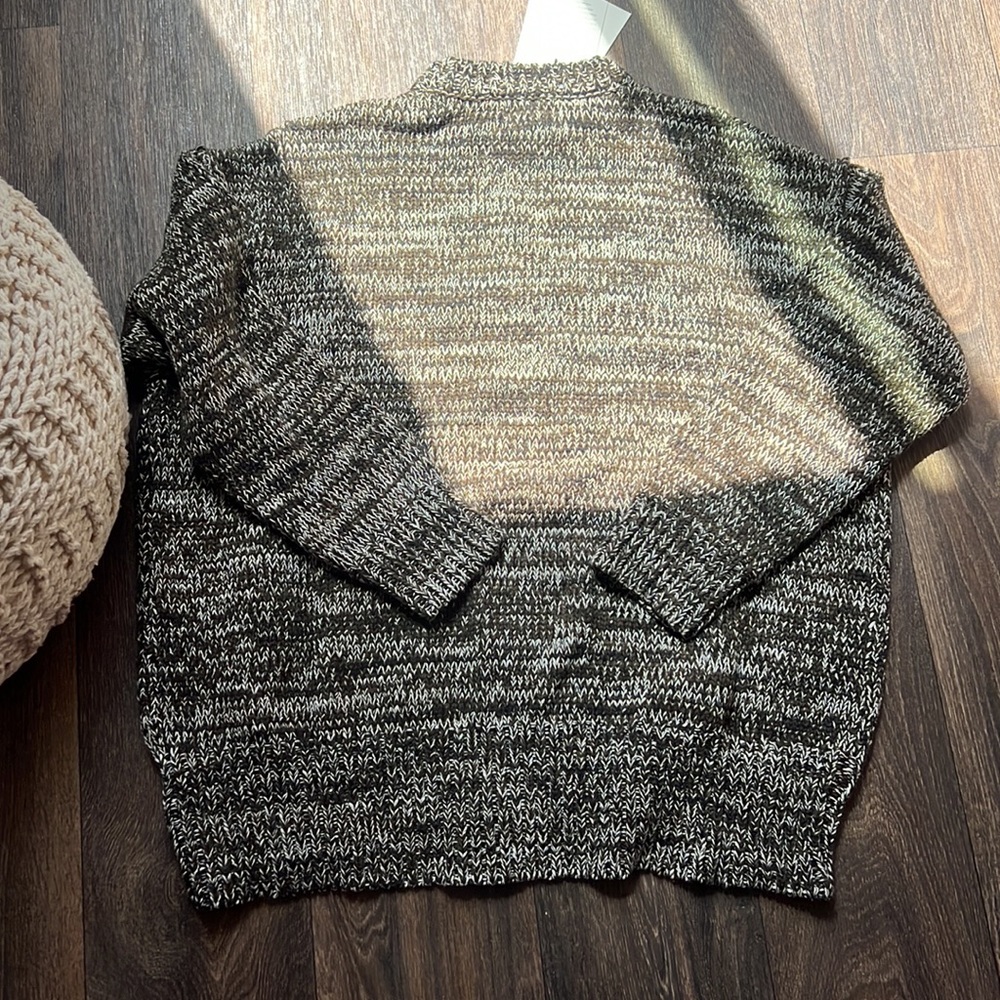 Dissh Bower Olive Marble Knit Jumper View 5
